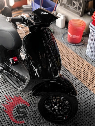 Vespa Nâng Tầm Đẳng Cấp Với Độ Đèn – Mobin MSD – PPF TPU Tại Sài Gòn Độ Xe Bình Dương