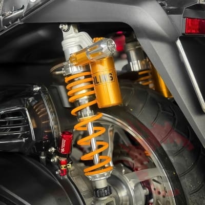 Honda SH350 Độ Phuộc Ohlins Kèm HPA GH – Giải Pháp Tối Ưu Hiệu Năng Tại Sài Gòn Độ Xe Bình Dương