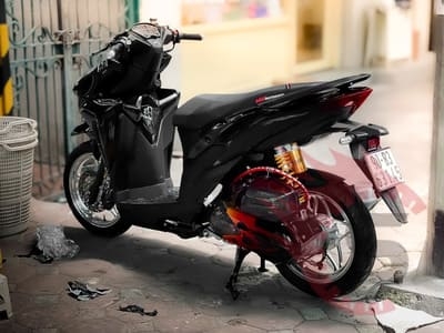 Vario độ kiểng với heo dầu Frando, tay thắng Brembo, mâm CNC và cùm tăng Domino tại Sài Gòn Độ Xe Bình Dương