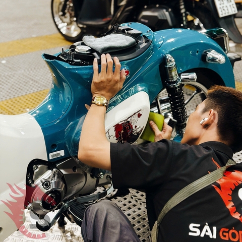 Dán PPF TPU 10Mil Cho Super Cub – Bảo Vệ Và Tăng Đẳng Cấp Tại Sài Gòn Độ Xe Gò Vấp