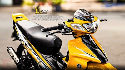 Yaz độ tay Brembo, ben đạp Brembo, chóa đèn Zhipat tại Sài Gòn Độ Xe Bình Dương