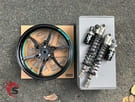 SH350i Nâng Tầm Đẳng Cấp Với Mâm MFZ CNC Nguyên Khối Và Phuộc Shark X2 Tại Sài Gòn Độ Xe