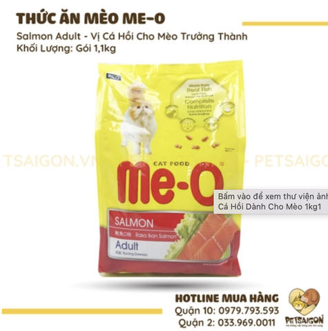 THỨC ĂN MÈO ME-O VỊ CÁ HỒI PETSAIGON