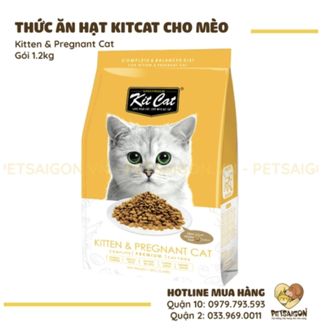 THỨC ĂN HẠT KITCAT CHO MÈO PETSAIGON