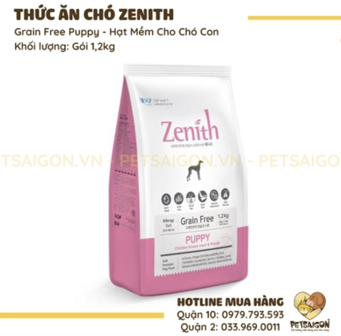 THỨC ĂN ZENITH HẠT MỀM CHO CHÓ CON PETSAIGON