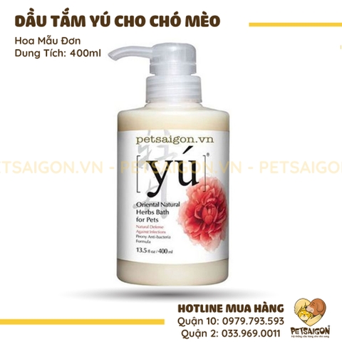 Sữa Tắm Cho Chó Mèo Yu Hương Thơm Cao Cấp