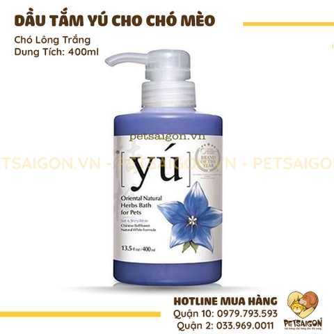 Sữa Tắm Cho Chó Mèo Yu Hương Thơm Cao Cấp