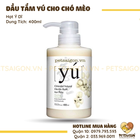 Sữa Tắm Cho Chó Mèo Yu Hương Thơm Cao Cấp