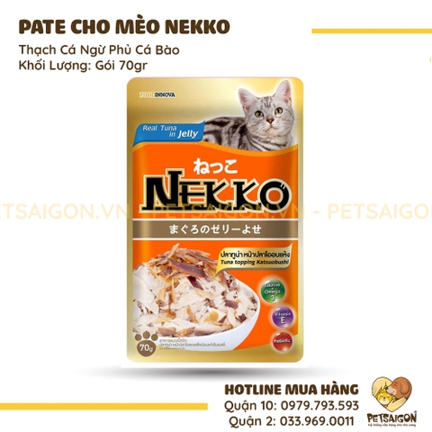 Pate Cho Mèo Nekko Gói 70G