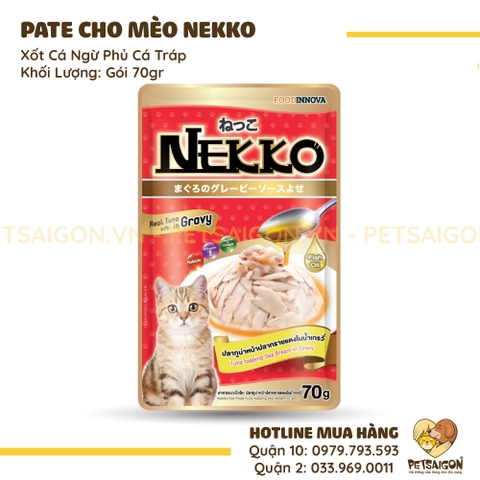 Pate Cho Mèo Nekko Gói 70G