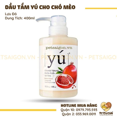 Sữa Tắm Cho Chó Mèo Yu Hương Thơm Cao Cấp