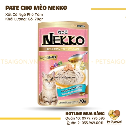 Pate Cho Mèo Nekko Gói 70G