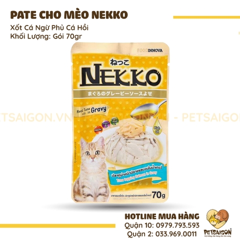 Pate Cho Mèo Nekko Gói 70G