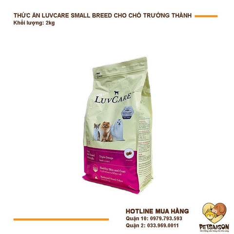 Thức Ăn Cho Chó Giống Nhỏ Luvcare Small Breed