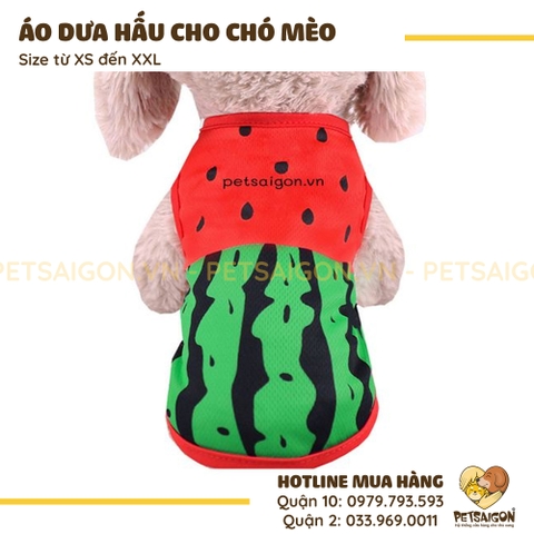 Áo Dưa Hấu Cho Chó Mèo