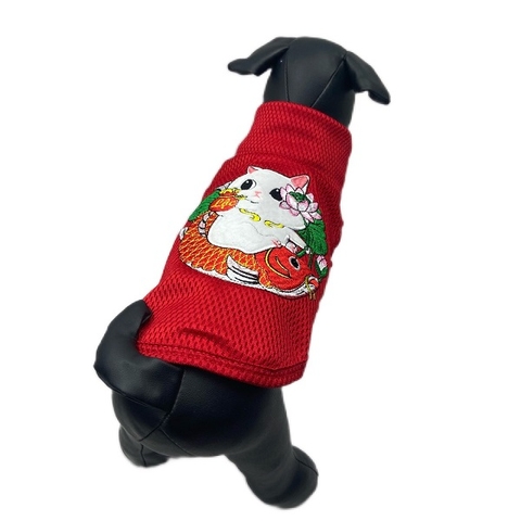 Áo Tết Cho Chó Mèo - Áo Tết Mèo Cá Chép