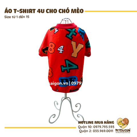 Áo Cho Chó Mèo T-Shirt 4U