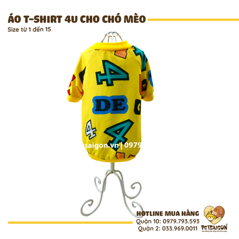 Áo Cho Chó Mèo T-Shirt 4U