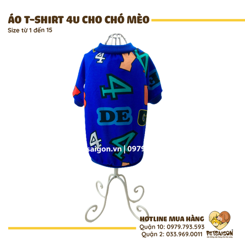 Áo Cho Chó Mèo T-Shirt 4U