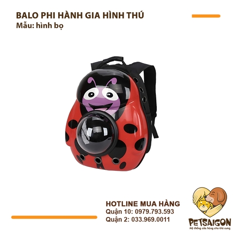 Balo Cho Chó Mèo Phi Hành Gia Hình Thú