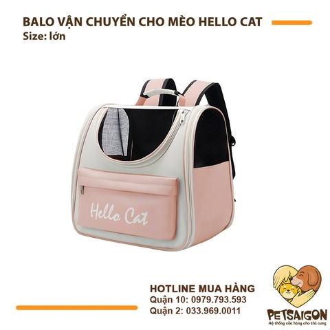 Balo Vận Chuyển Chó Mèo Hello Cat