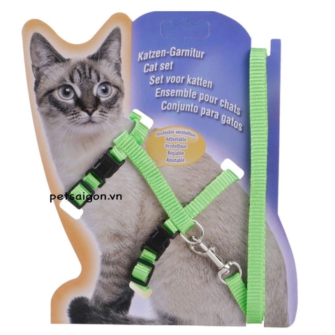 Bộ Dây Dắt Mèo Chuyên Dụng (màu ngẫu nhiên)
