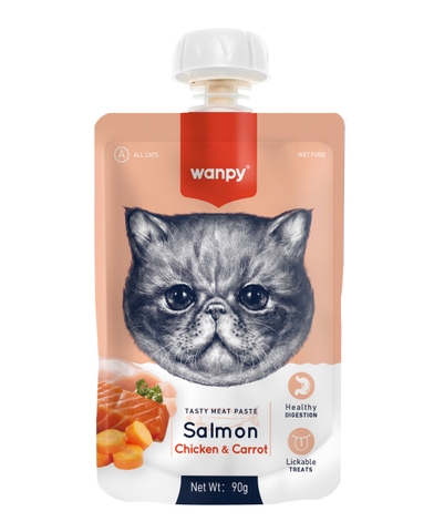 Súp Thưởng Wanpy Nắp Vặn Cho Mèo