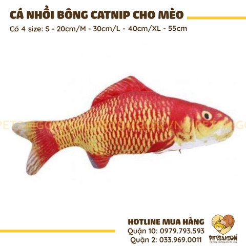 Cá Nhồi Bông Cho Mèo Có Catnip