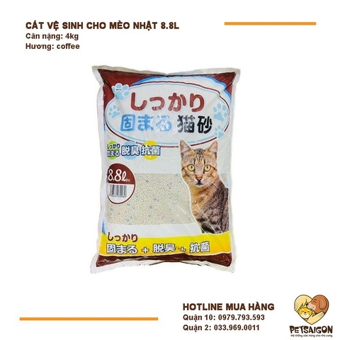 Cát Vệ Sinh Cho Mèo Nhật Bản Gói 5L