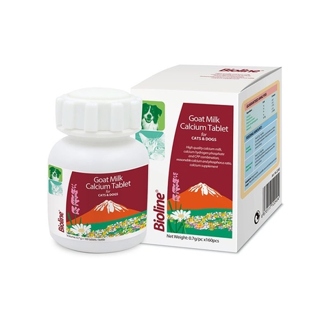 Calcium Sữa Dê Bioline Lọ 160 Viên