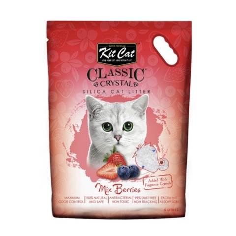 Cát Vệ Sinh Mèo Thuỷ Tinh Kitcat Gói 5L