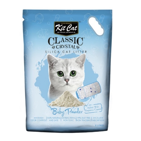 Cát Vệ Sinh Mèo Thuỷ Tinh Kitcat Gói 5L