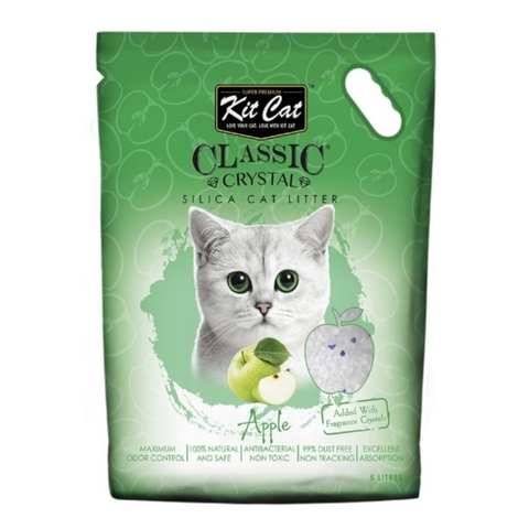 Cát Vệ Sinh Mèo Thuỷ Tinh Kitcat Gói 5L