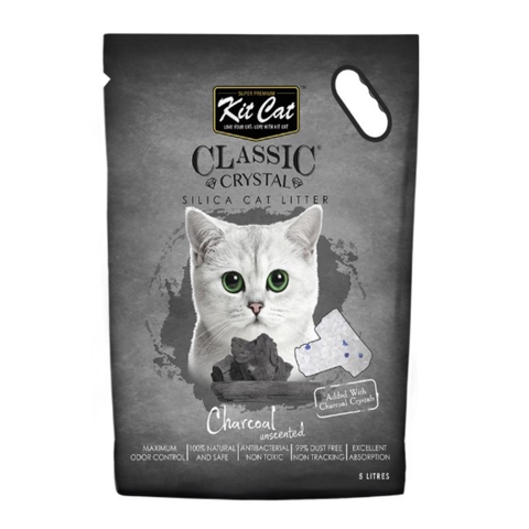 Cát Vệ Sinh Mèo Thuỷ Tinh Kitcat Gói 5L