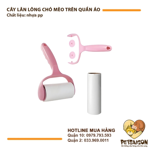 Cây Lăn Lông Chó Mèo Bám Trên Quần Áo