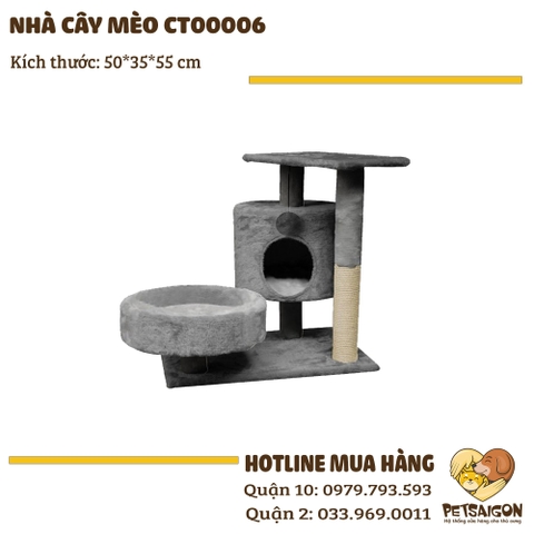 Nhà Cây Cho Mèo Leo Cào Móng
