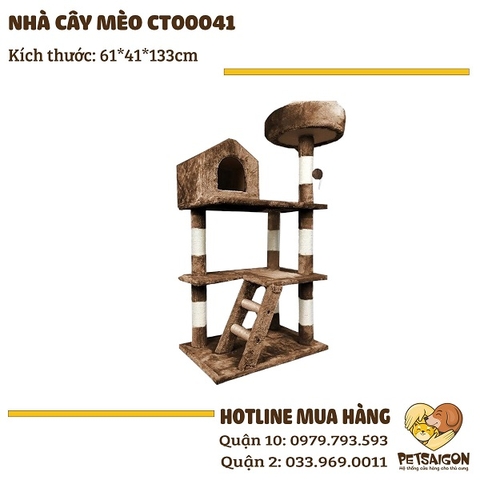 Nhà Cây Cho Mèo Leo Cào Móng