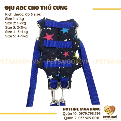 Địu Cho Chó Mèo ABC Bằng Vải