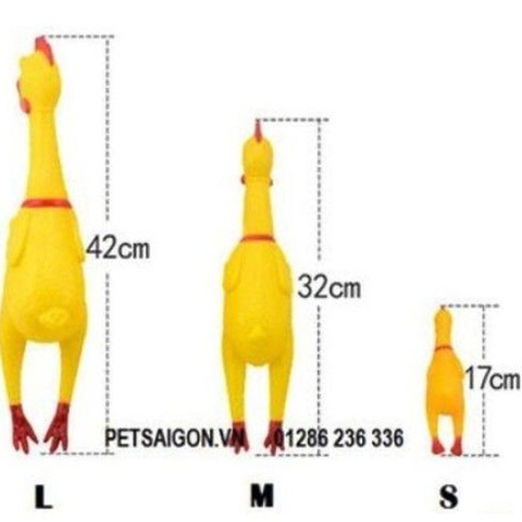 Đồ Chơi Cho Chó Mèo Con Gà Có Còi