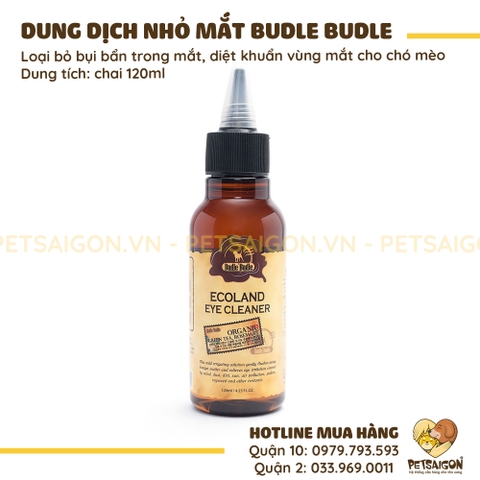 Dung Dịch Nhỏ Mắt Cho Chó Budle Budle 120ml