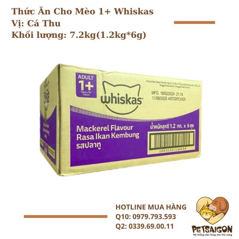 Thức Ăn Cho Mèo Whiskas