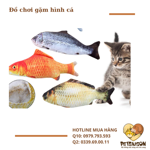 Đồ Chơi Gặm Hình Cá