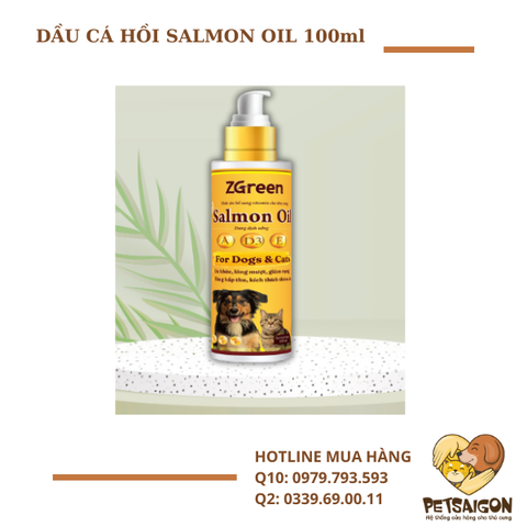 DẦU CÁ HỒI SALMON OIL (100ml)