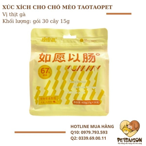 Xúc Xích Cho Chó Mèo TaoTaoPet