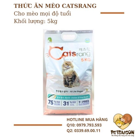 Thức Ăn Cho Mèo Mọi Lứa Tuổi Catsrang All Stage