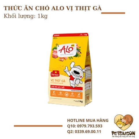 Alo-Thức ăn hỗn hợp hoàn chỉnh và cung cấp đủ dinh dưỡng cho chó