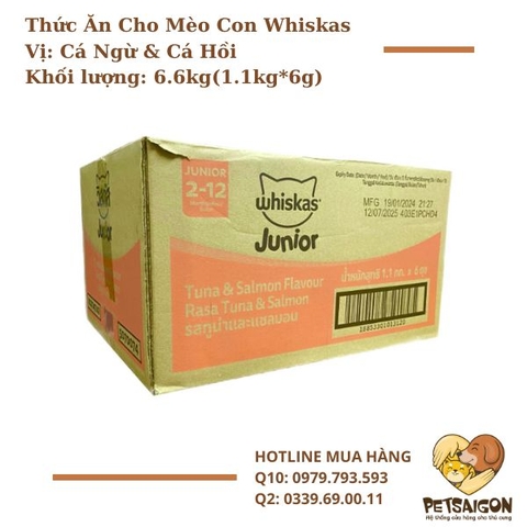 Thức Ăn Cho Mèo Whiskas