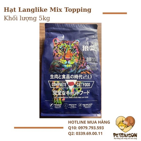Thức Ăn Cho Mèo LANGLIKE Mix Topping