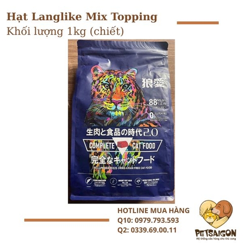 Thức Ăn Cho Mèo LANGLIKE Mix Topping