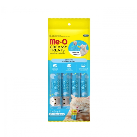 Kem Thưởng Cho Mèo Me-O - Gói 4 Tuýp